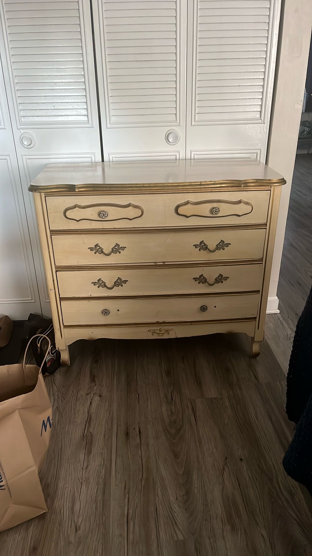 Vintage Dresser And Desk
