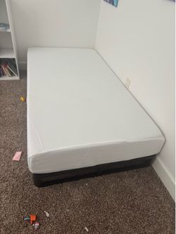 2 twin mattress and frame