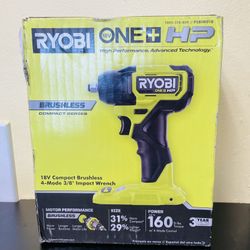 New Ryobi ONE+ HP Brushless Compact series (tool Only)