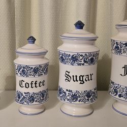 Ceramic Kitchen Canister 4-Piece Set