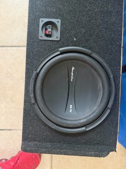 12 inch PHOENIX GOLD SPEAKERS WITH CUSTOM BOX $$150$$