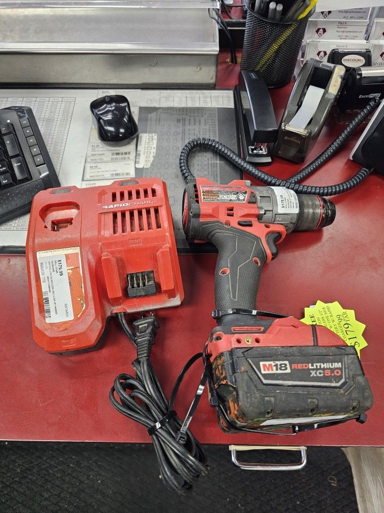 96091 Milwaukee 2904-20 M18 Fuel Lithium Ion Brushless 1/2" Hammer Drill 590323