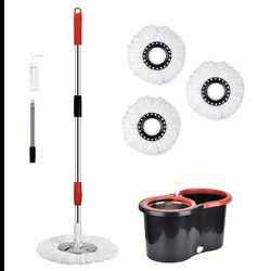 ⚡️Premium Spin Mop & Bucket System