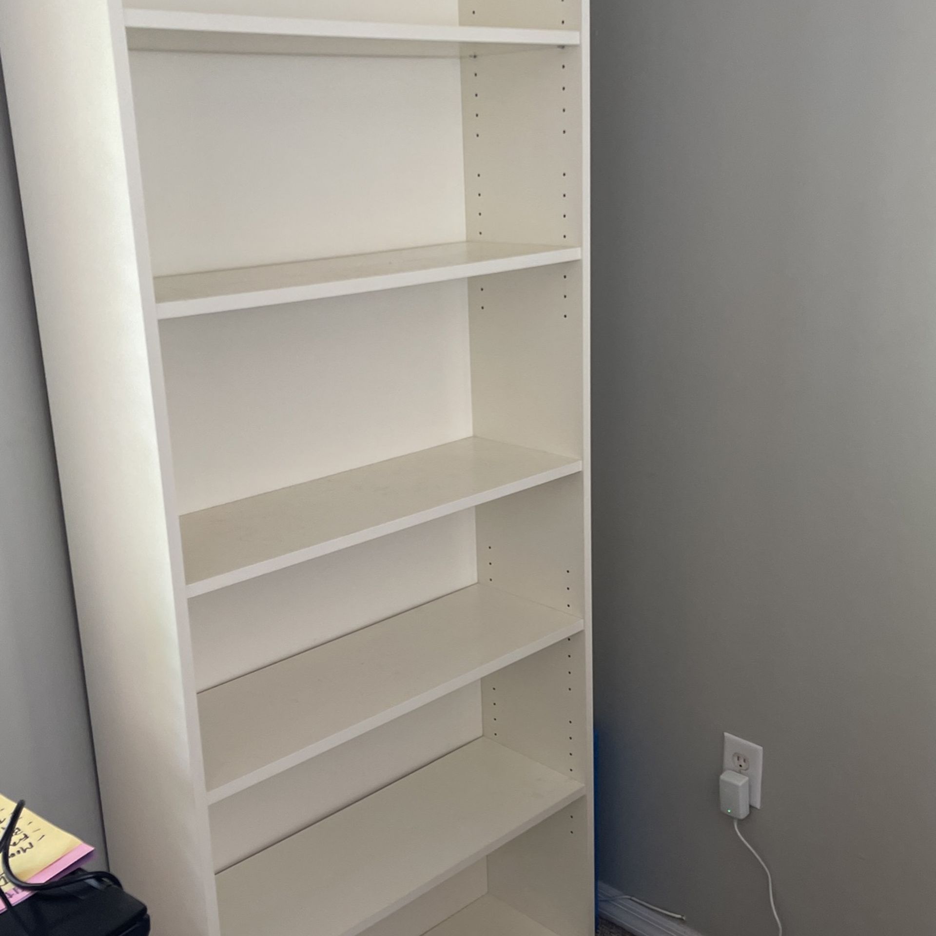 White IKEA Bookshelf