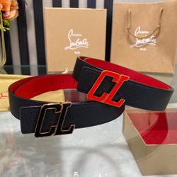 Christian Louboutin Men’s Belt With Box New 