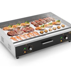 30" Electric Countertop Flat Top Griddle (Jh2159)