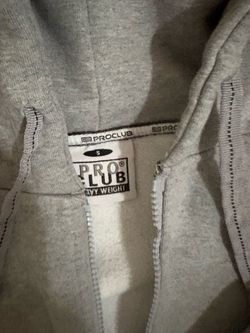 Pro club heavy weighted zip up