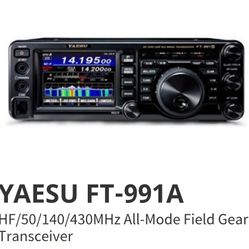 YAESU FT-991A radio 