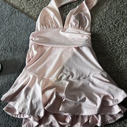 Pink Halter Dress