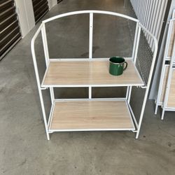 Two Tier  Folding Shelf - Portable Display Shelf