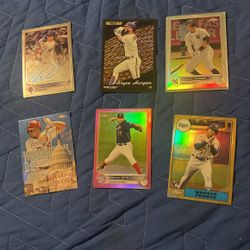 6 Baseball Card Lot 1 Autograph, 1 Numbered, And More