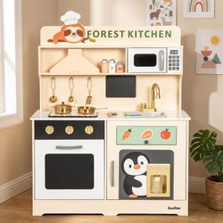 Wooden Play Kitchen