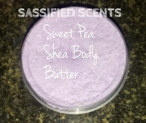 Shea butter Sweet Pea whipped soap