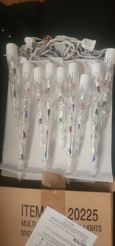Multicolored Icicles 