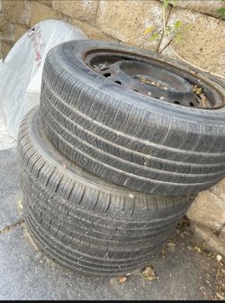 215/60/ R16 2 Set Of Rims And Tires 