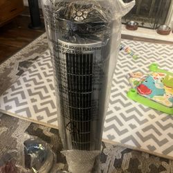Lasko Oscillating Tower Fan with Remote, Quiet Floor Fans for Bedroom, 42", Silver T42951