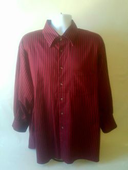 Paul Fredrick men's long sleeve casual button-down shirt Sz.XL