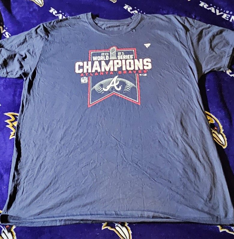 MLB 2021 World Series Champions Atlanta Braves Men's Fanatics Size 2XL