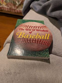 The wit and wisdom of baseball book