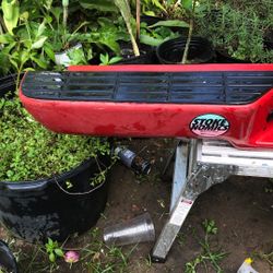 Red Chevy Bumper