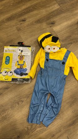 Baby minion costume 12-24 months