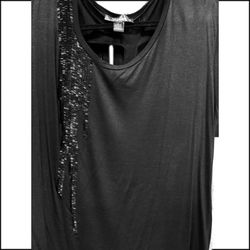 Trendi365 Women’s Loose Fit Short Sleeve T-Shirt Casual Tunic Top Long Blouse M
