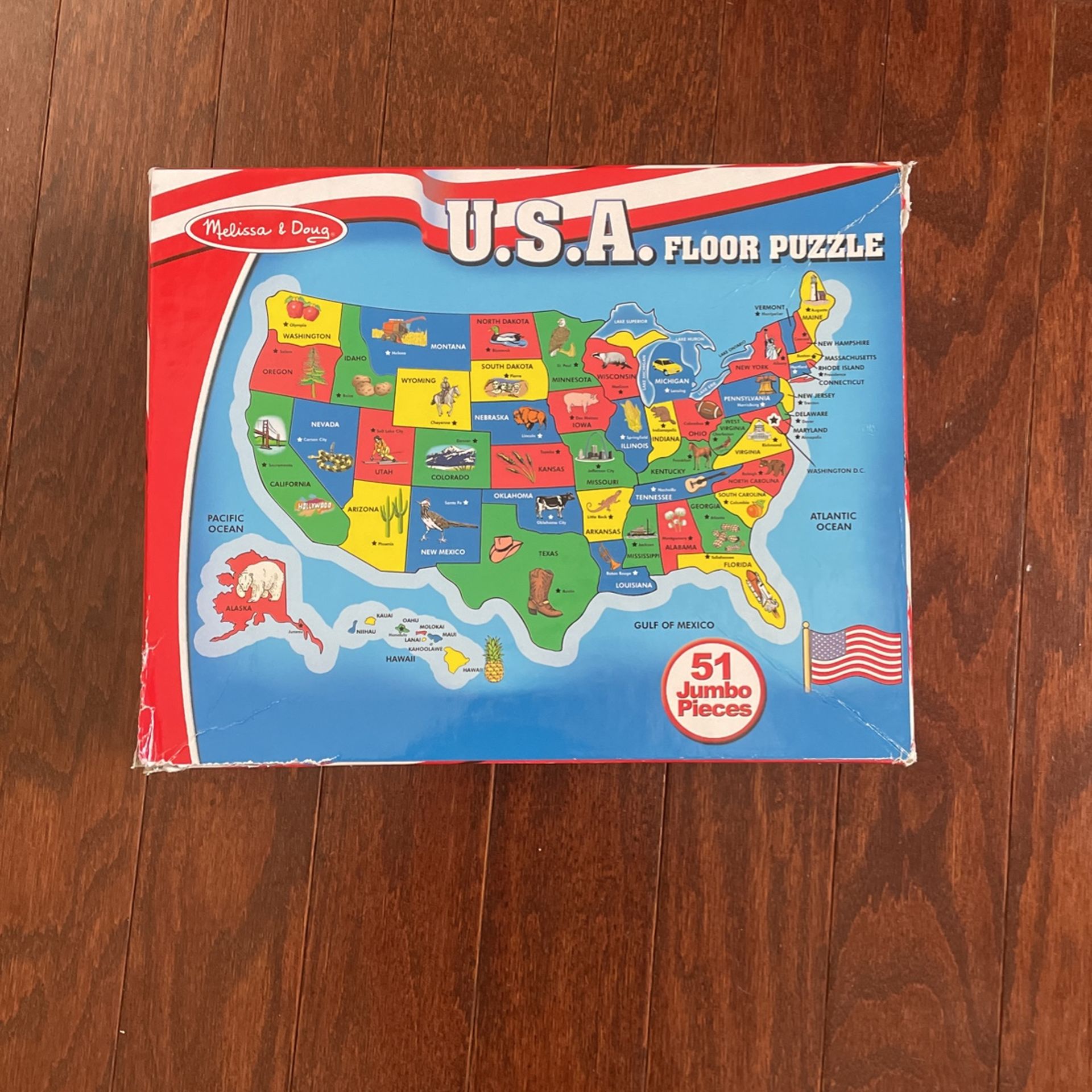 USA And Train Jumbo Puzzles