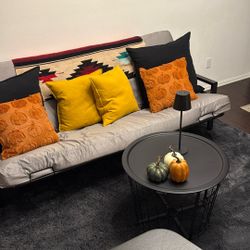 Futon and Coffee Table 