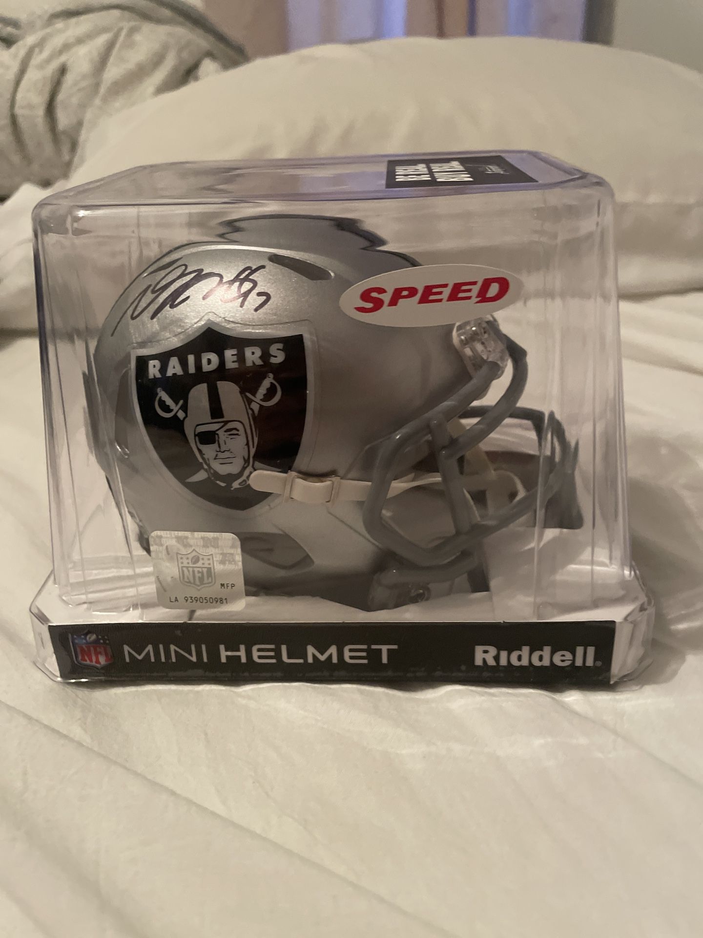 Davante Adams Signed Mini Helmet
