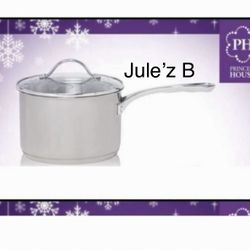 Olla De 3 Qts De Acero Inoxidable Nueva En Su Caja 