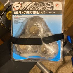 Tub/shower trim kit brushed nickel