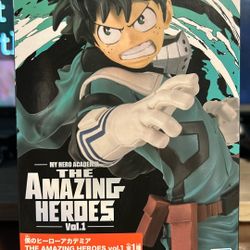 My Hero Academia The Amazing Heroes Vol. 1 Izuki Midoriya Anime Figure 2018 NRFB