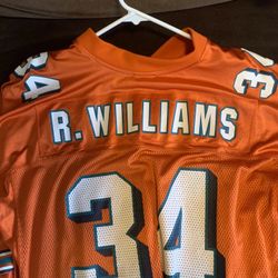Ricky Williams Jersey Dolphins Xl. Rare Authentic