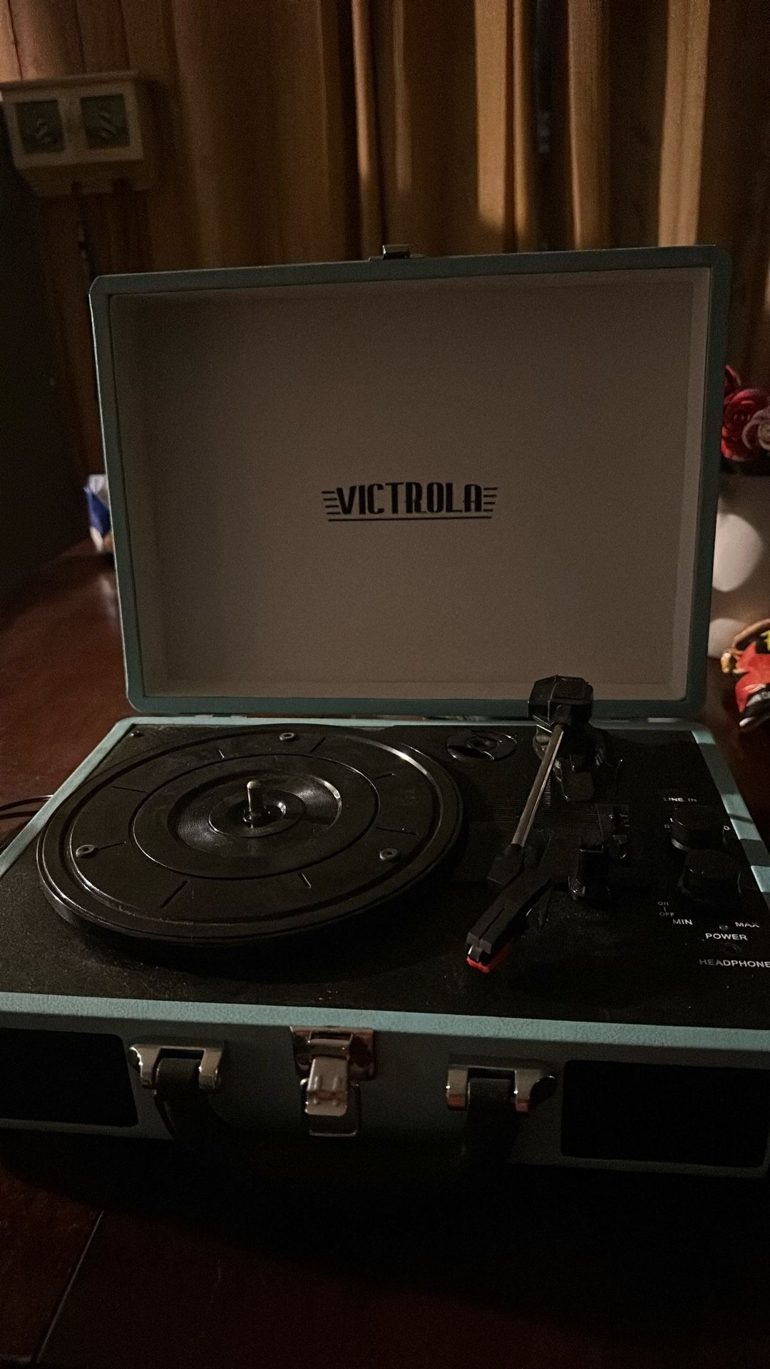 Old antique record player