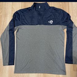 Los Angeles Rams Pro Line Fanatics Long Sleeve Shirt Jersey Adult Small NFL Quick Dry Super Bowl 