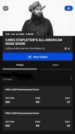 Chris Stapleton Tix