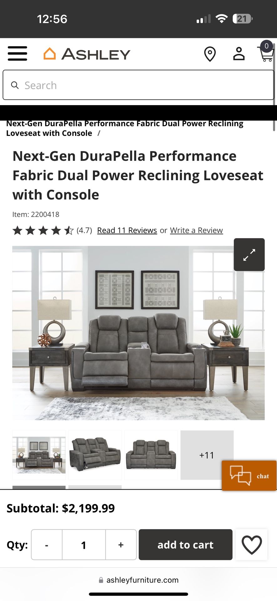 Power Reclining Loveseat