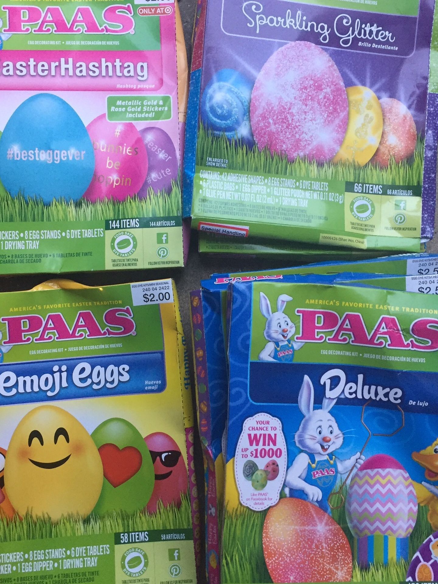 Paas Easter Egg Decor $1 Each