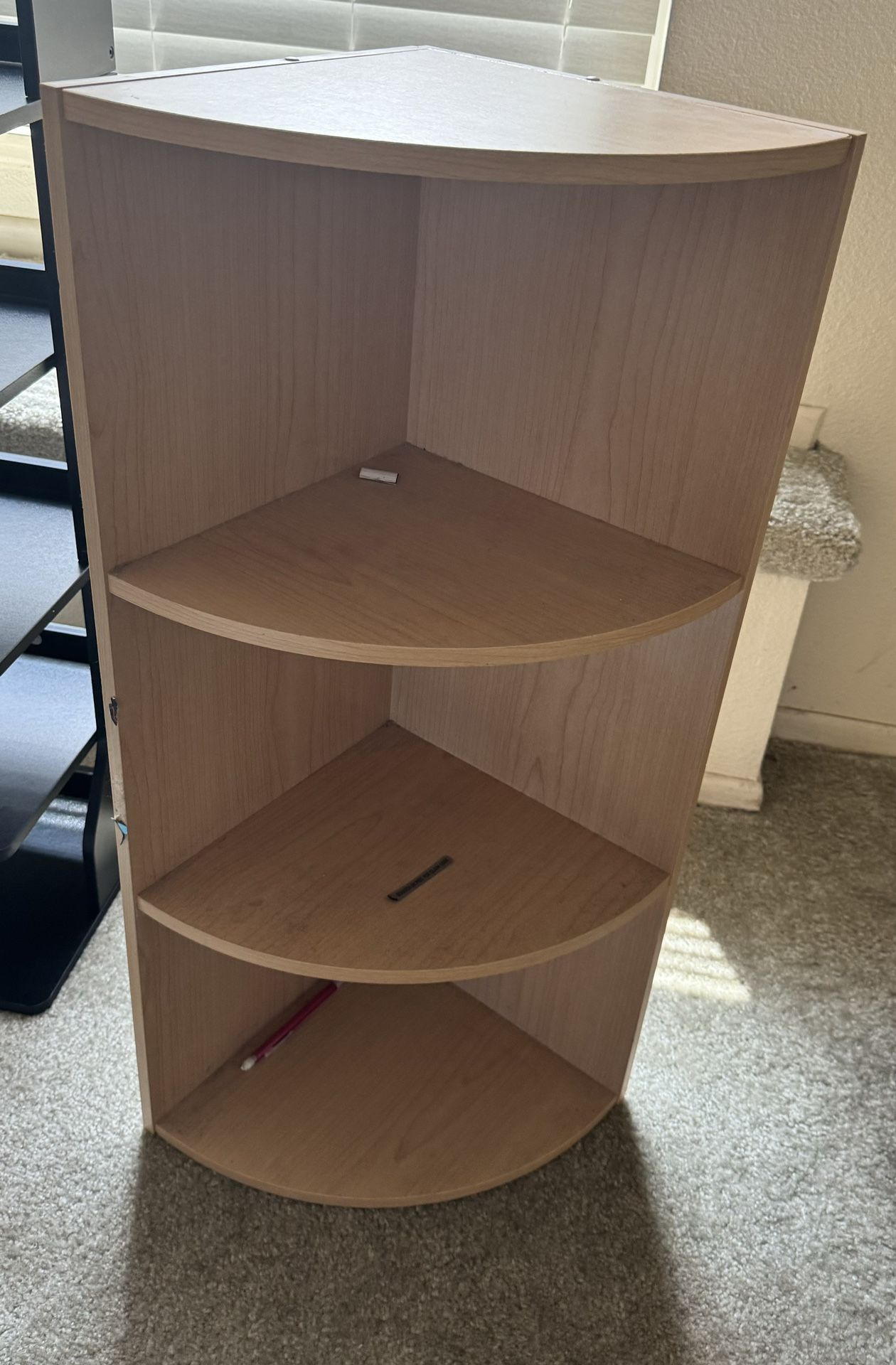 Corner Wooden Shelving Unit