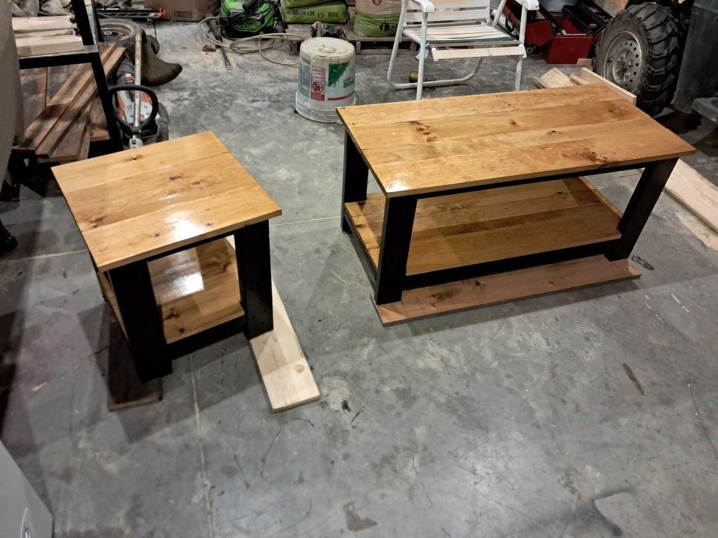 Coffee Table 2 End Stands