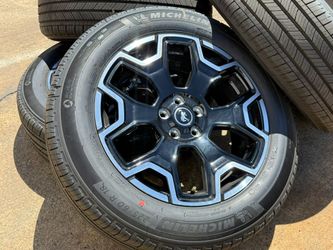 (4) 18" Ford Maverick Bronco Sport HERITAGE OEM rims wheels MICHELIN 225/60/18 99%
