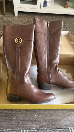 Liz Claiborne brown leather boots