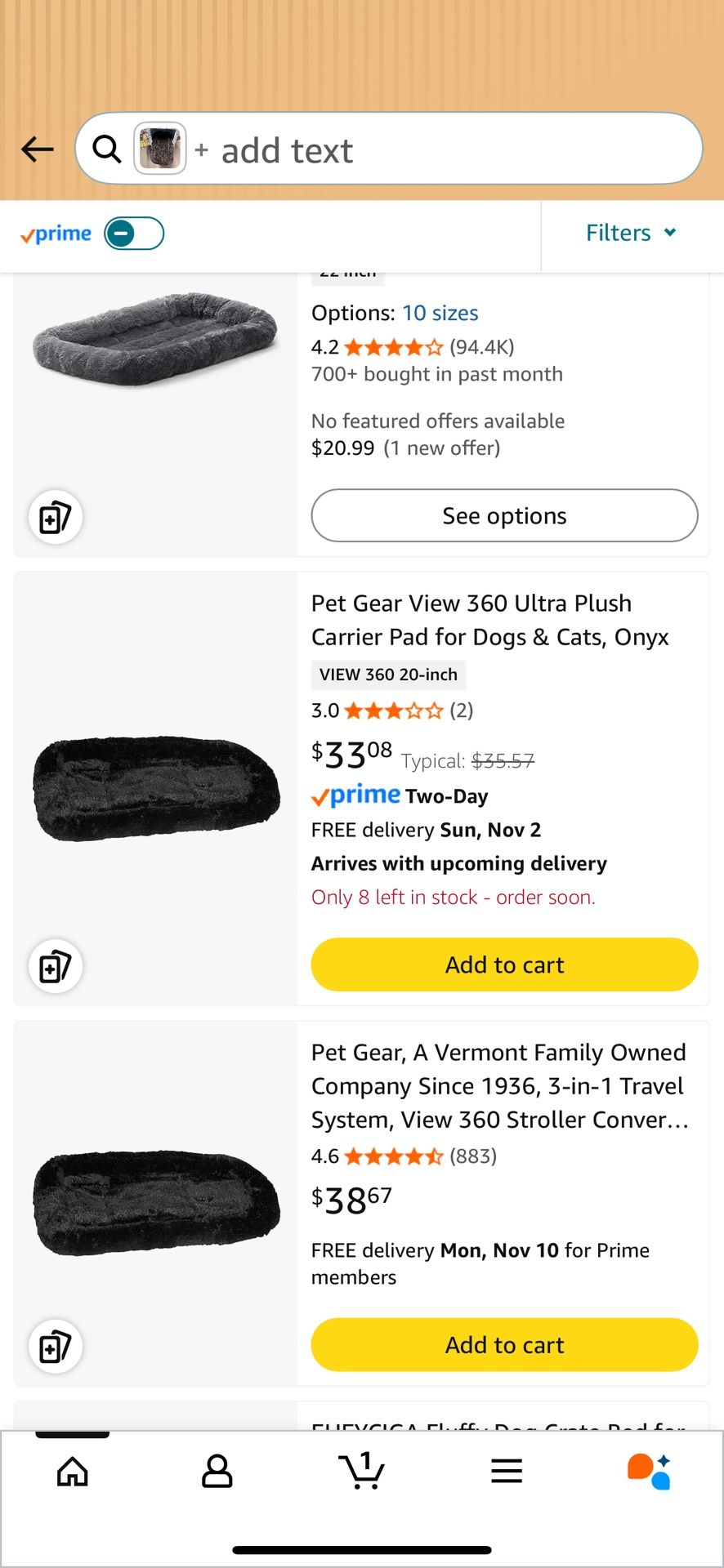 XS Dog Or Cat Carrier And Mat