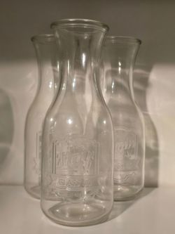 Main Street Glass Pitchers (3)