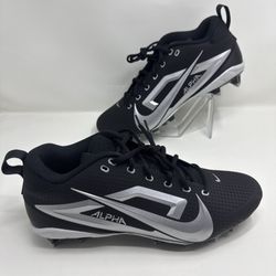 IB4045-001 Men’s 12.5 Nike Alpha Menace 4 Varsity (Wide) Cleats Oregon Ducks PE