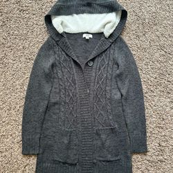 Black cardigan