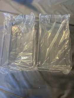 2-Pack MAN(contact info removed)1 Refrigerator Door Bin Compatible with LG Clear Shelf Replacement – 5 lb