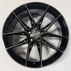 19" Vertini RFS1.8 19x8.5 5x114.3 +27 Dual Black Brushed