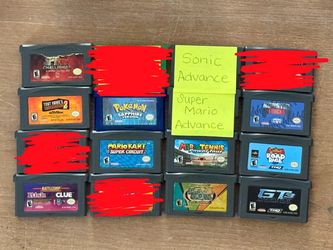 Game Boy Advance GBA Cartridge Lot