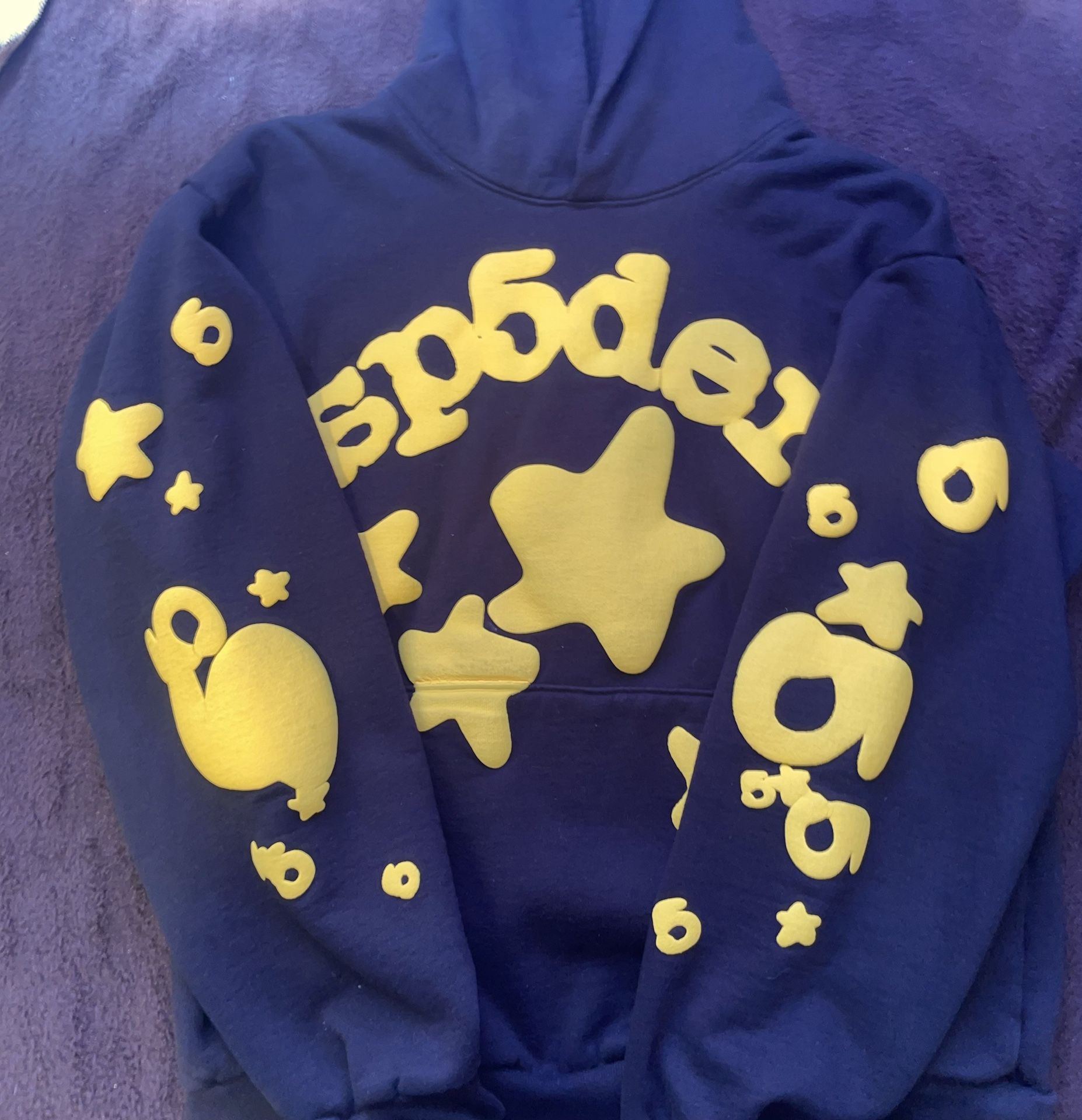 Sp5der Beluga Hoodie ‘Onyx/Yellow’